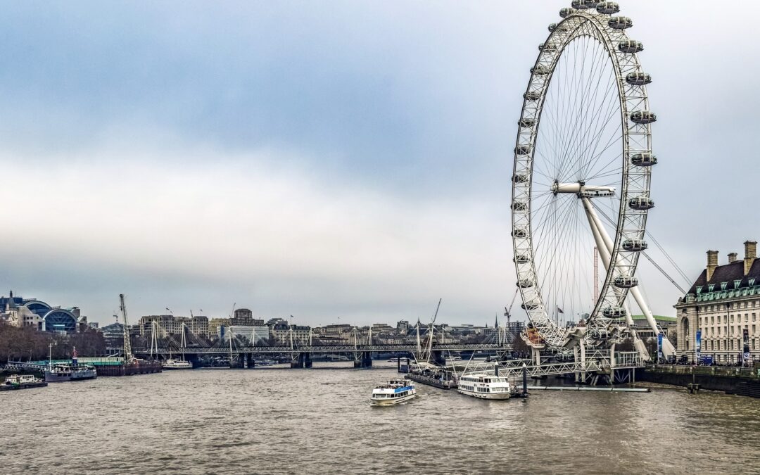 Das London Eye, eines der bekanntesten Wahrzeichen Londons